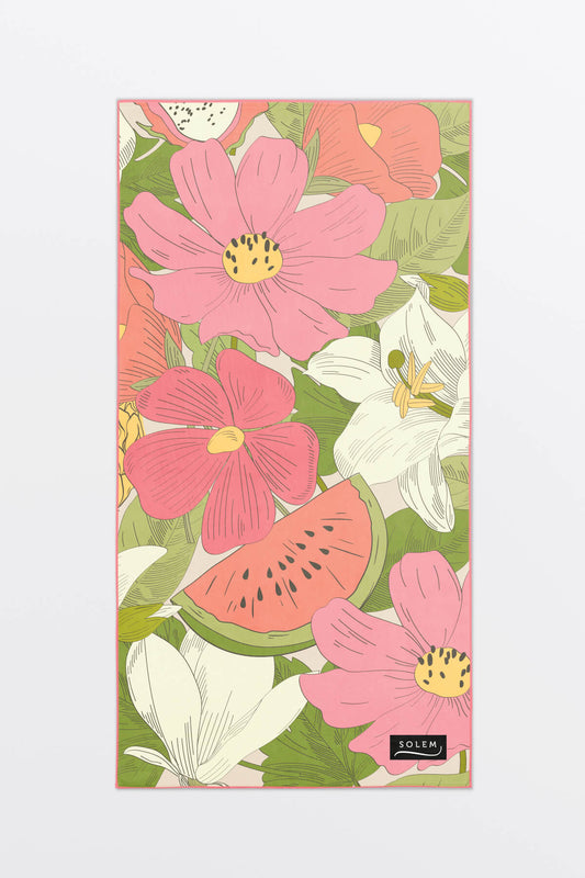 Serviette de plage - Évasion exotique XL