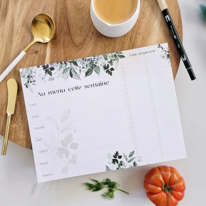 Planificateur de repas hebdomadaire