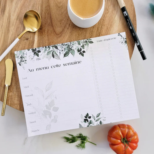 Planificateur de repas hebdomadaire