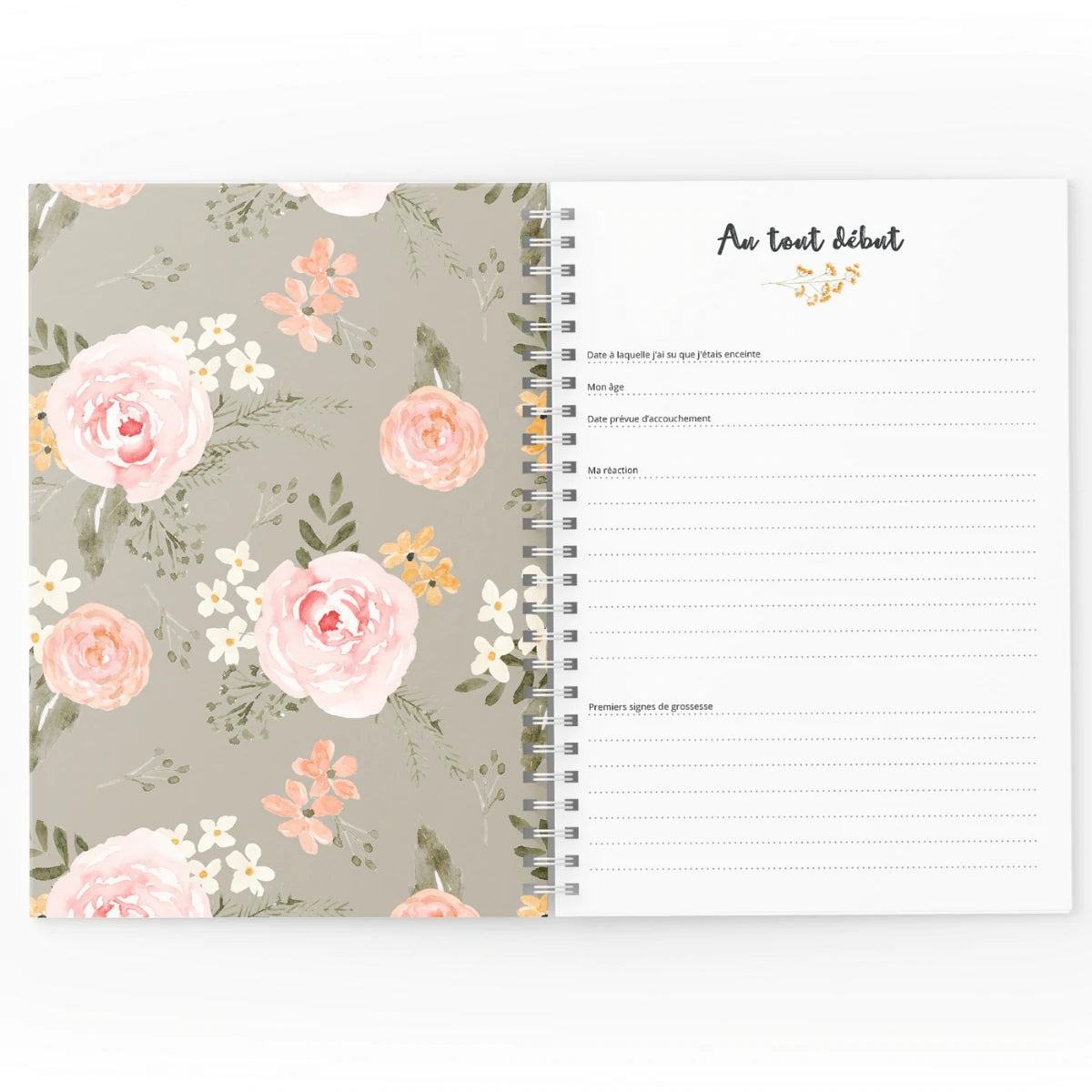 Livre souvenir - Ma grossesse - Boho Floral