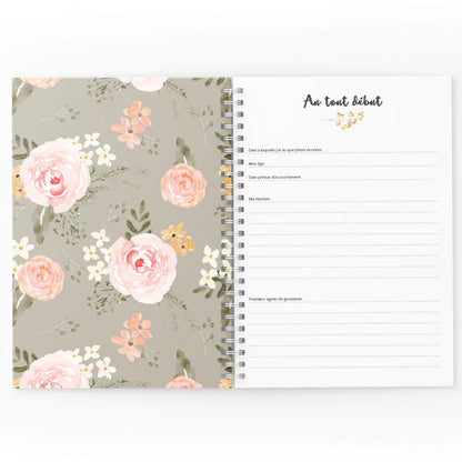 Livre souvenir - Ma grossesse - Boho Floral