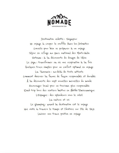 Magazine Nomade - À chaque instant